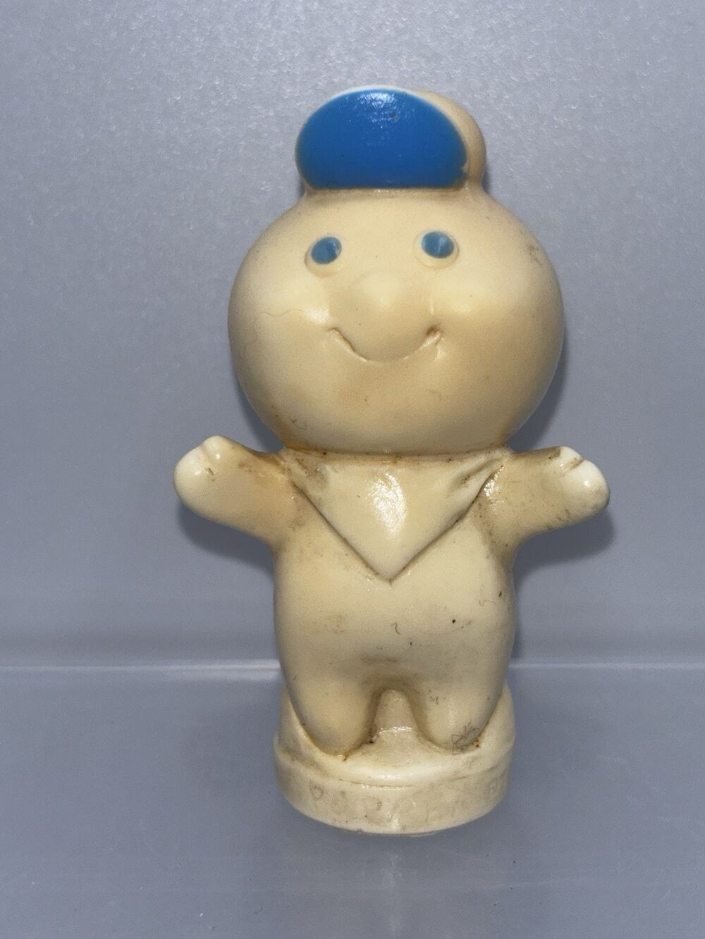 Vtg 1974 Pillsbury Doughboy Baby Finger Puppet W/Billcap "POPPER"
